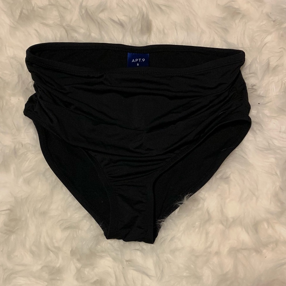 🌸 Apt. 9 Black High Waisted Swimsuit Botto…